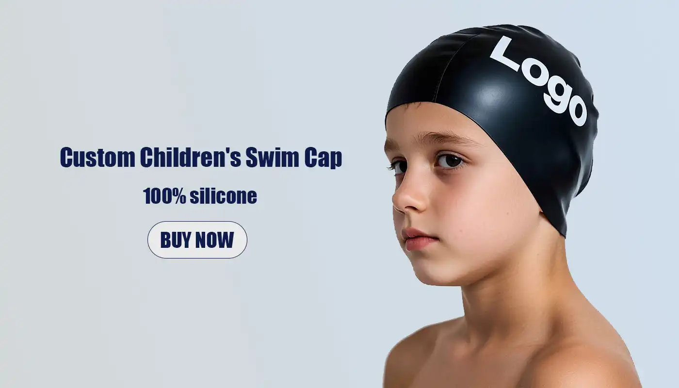 custom kids swim caps